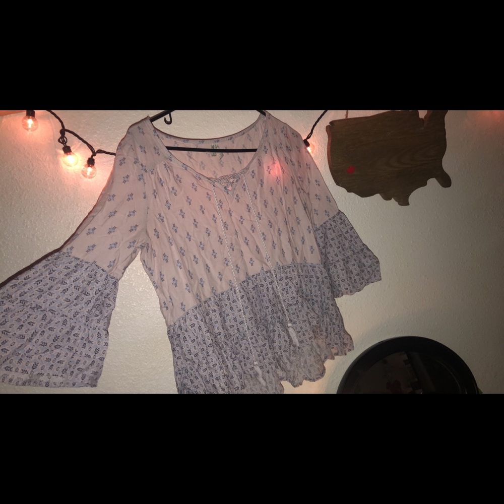 PURPLE LOOSE QUARTER SLEEVE